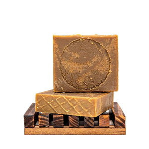 Pine tar soap bar grate choice for people with eczema, psoriasis or acne.